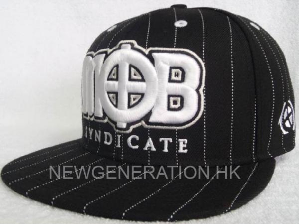 3D Emboidery with outline Wool Blend Stitching Allover Fitted Cap