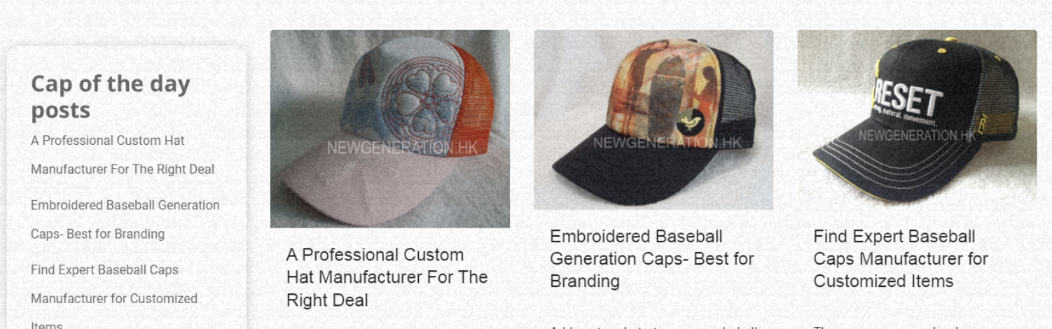 From Thread to Trend: The Journey of a Cap Manufacturer